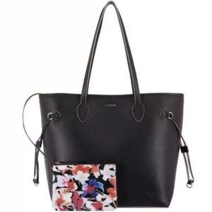 LODIS BLISS Leather Tote With Matching Wristlet